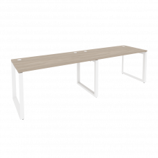 Onix Рабочая станция на О-образном м/к O.MO-RS-2.3.7 Дуб Аттик/Металл Белый 2760*720*750