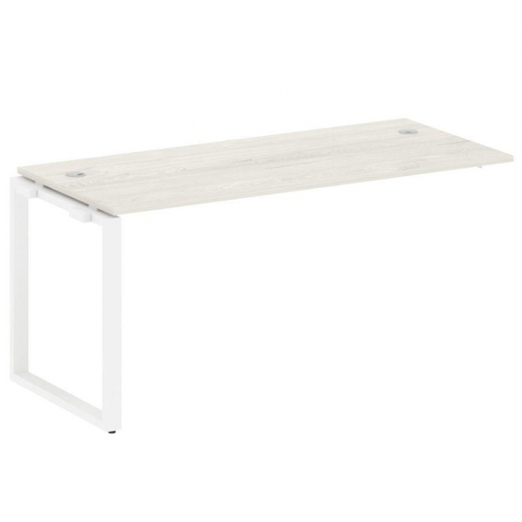 Metal System Проходной элемент рабочей станции на О-образном м/к БО.ПРС-СП-1.4 Дуб Наварра/Металл Бе