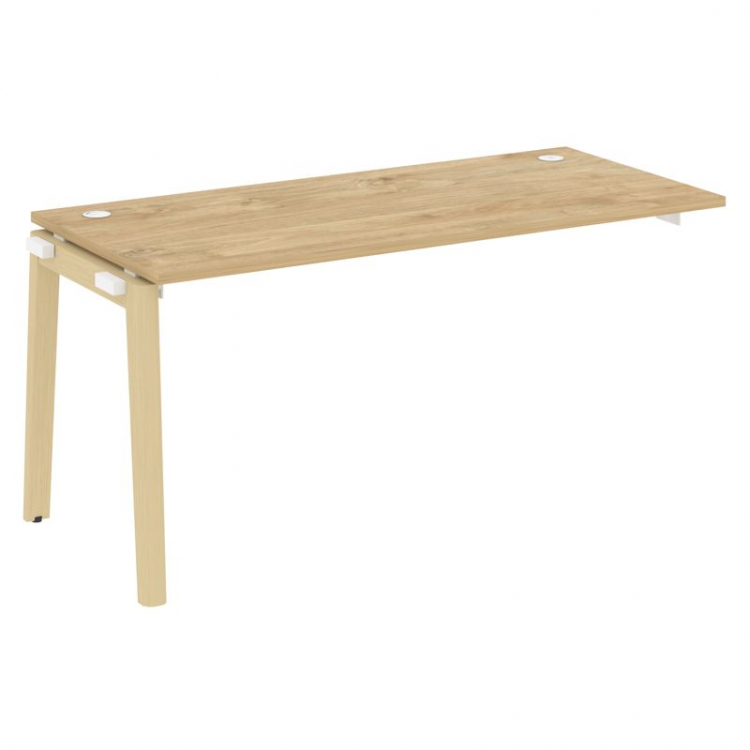 Onix Wood Наборный эл. раб. станции OW.1.NRS-4.7 Тиквуд Светлый/Дуб Светлый/Металл Белый 1580*720*75