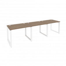 Onix Рабочая станция на О-образном м/к O.MO-RS-3.1.7 Дуб Аризона/Металл Белый 2940*720*750