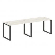 Metal System Рабочая станция на 2 места на О-образном м/к БО.СМ-2.2 Дуб Наварра/Металл Антрацит 2400