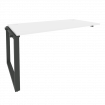 Onix Наборный элемент рабочей станции на О-образном м/к O.MO-1.NRS-4.8 Белый Бриллиант/Металл Антрац