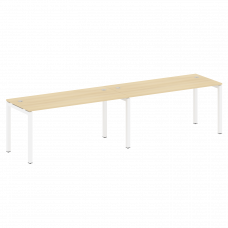 Metal System Quattro Рабочая станция на 2 места на П-образном м/к 50БП.СМ-2.4 Акация Лорка/Металл Бе