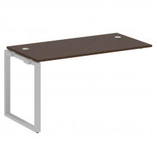 Metal System Проходной элемент рабочей станции на О-образном м/к БО.ПРС-СП-1.3 Венге Цаво/Металл Сер