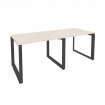 Onix Рабочая станция на О-образном м/к O.MO-RS-2.1.8 Денвер Светлый/Металл Антрацит 1960*800*750