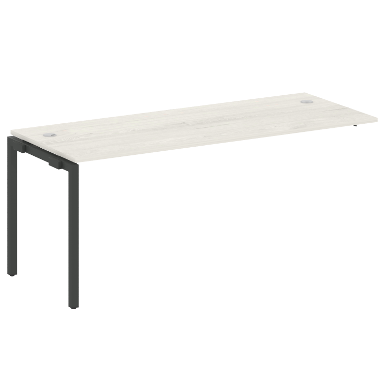 Metal System Quattro Проходной элемент рабочей станции на П-образном м/к 40БП.ПРС-СП-1.5 Дуб Наварра