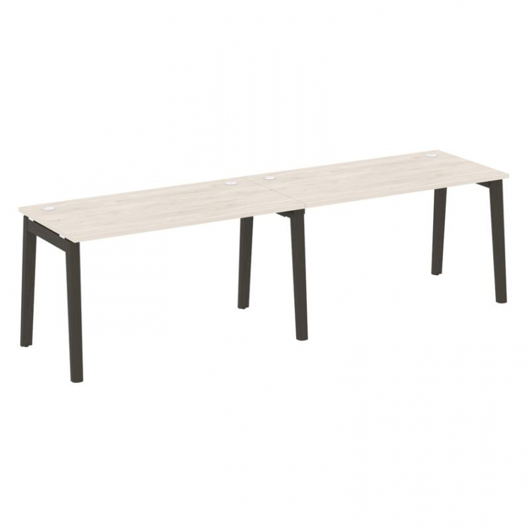 Onix Wood Рабочая станция OW.RS-2.3.7 Денвер Светлый/Дуб Темный/Металл Антрацит 2760*720*750