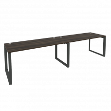Onix Рабочая станция на О-образном м/к O.MO-RS-2.4.7 Дуб Мали/Металл Антрацит 3160*720*750