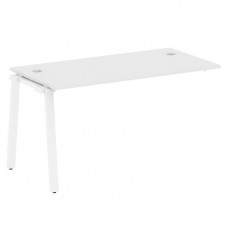 Metal System Проходной элемент рабочей станции на А-образном м/к БА.ПРС-СП-1.3 Белый/Металл Белый 14