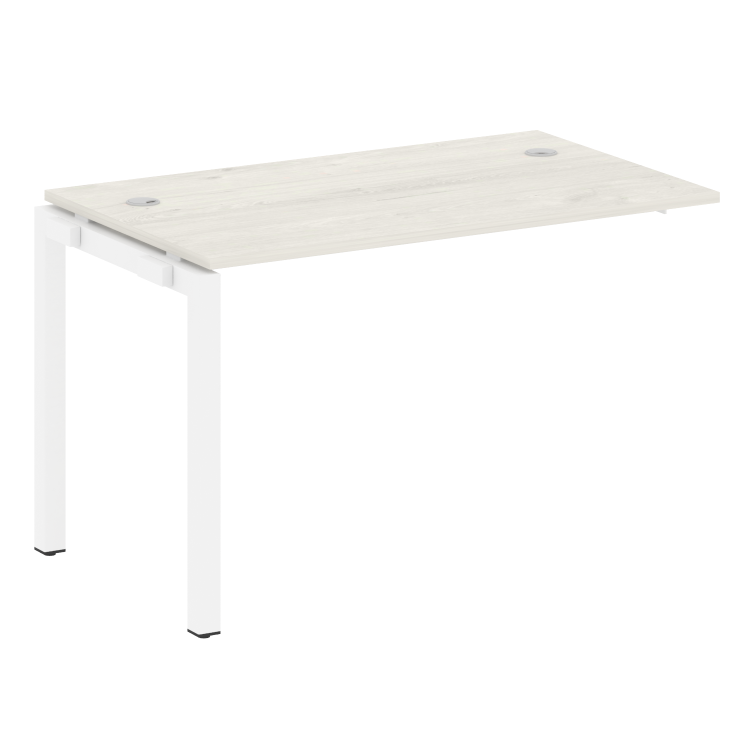 Metal System Quattro Проходной элемент рабочей станции на П-образном м/к 50БП.ПРС-СП-1.2 Дуб Наварра