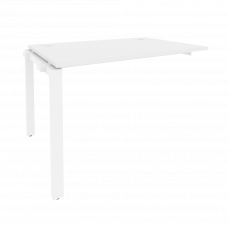 Onix Наборный элемент рабочей станции на П-образном м/к O.MP-1.NRS-2.8 Белый Бриллиант/Металл Белый