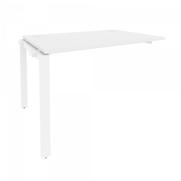 Onix Наборный элемент рабочей станции на П-образном м/к O.MP-1.NRS-2.8 Белый Бриллиант/Металл Белый