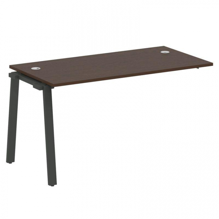 Metal System Проходной элемент рабочей станции на А-образном м/к БА.ПРС-СП-1.3 Венге Цаво/Металл Ант