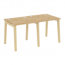 Onix Wood Рабочая станция OW.RS-2.0.8 Тиквуд Светлый/Дуб Светлый/Металл Белый 1560*800*750