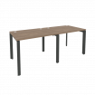 Onix Рабочая станция на П-образном м/к O.MP-RS-2.1.8 Дуб Аризона/Металл Антрацит 1960*800*750