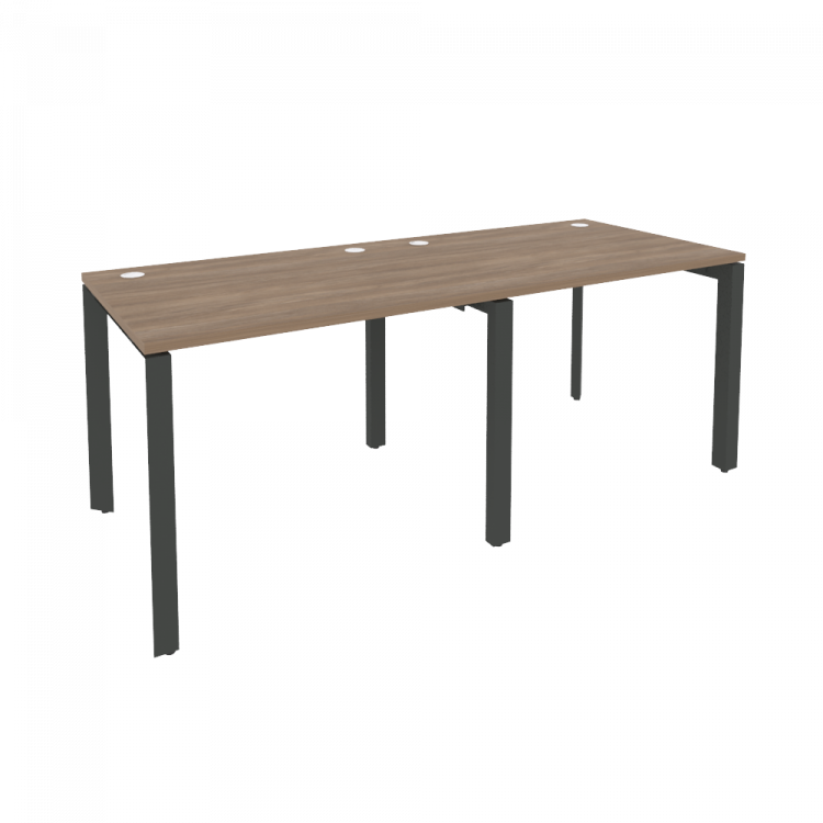 Onix Рабочая станция на П-образном м/к O.MP-RS-2.1.8 Дуб Аризона/Металл Антрацит 1960*800*750