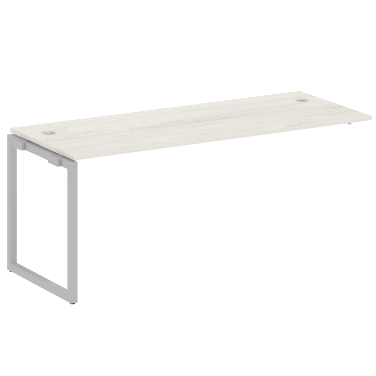 Metal System Quattro Проходной элемент рабочей станции на О-образном м/к 40БО.ПРС-СП-1.5 Дуб Наварра