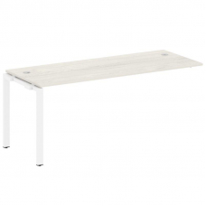 Metal System Проходной элемент рабочей станции на П-образном м/к БП.ПРС-СП-1.5 Дуб Наварра/Металл Бе