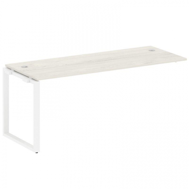 Metal System Проходной элемент рабочей станции на О-образном м/к БО.ПРС-СП-1.5 Дуб Наварра/Металл Бе