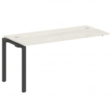 Metal System Проходной элемент рабочей станции на П-образном м/к БП.ПРС-СП-1.4 Дуб Наварра/Металл Ан