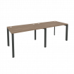 Onix Рабочая станция на П-образном м/к O.MP-RS-2.2.8 Дуб Аризона/Металл Антрацит 2360*800*750