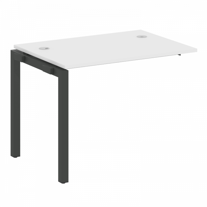 Метал Систем Куатро Проходной элемент рабочей станции на П-образном м/к 50БП.ПРС-СП-1.1 Белый/Металл