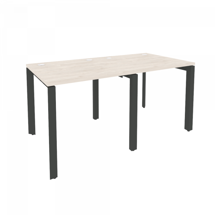 Onix Рабочая станция на П-образном м/к O.MP-RS-2.0.8 Денвер Светлый/Металл Антрацит 1560*800*750
