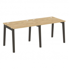 Onix Wood Рабочая станция OW.RS-2.1.8 Тиквуд Светлый/Дуб Темный/Металл Антрацит 1960*800*750