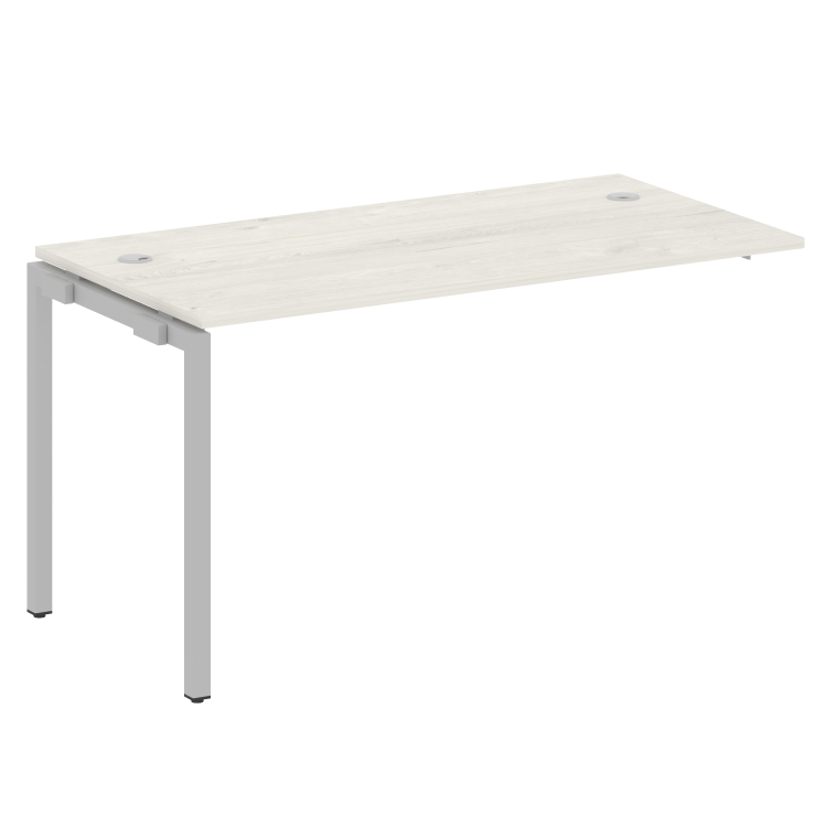 Metal System Quattro Проходной элемент рабочей станции на П-образном м/к 40БП.ПРС-СП-1.3 Дуб Наварра