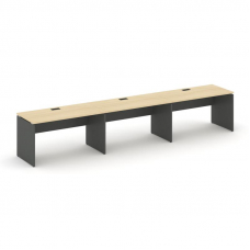 Стайл Проджект Рабочая станция 1 сторон. SN-D.ORS-052 Акация Лорка/Антрацит NEW/Черная Заглушка 3540