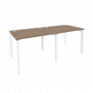 Onix Рабочая станция на П-образном м/к O.MP-RS-2.1.8 Дуб Аризона/Металл Белый 1960*800*750
