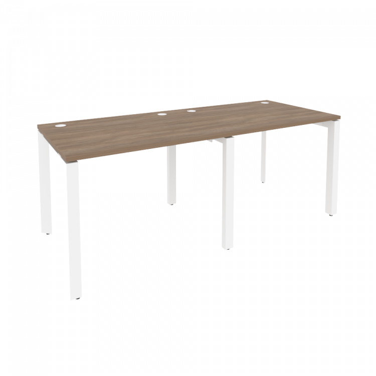 Onix Рабочая станция на П-образном м/к O.MP-RS-2.1.8 Дуб Аризона/Металл Белый 1960*800*750
