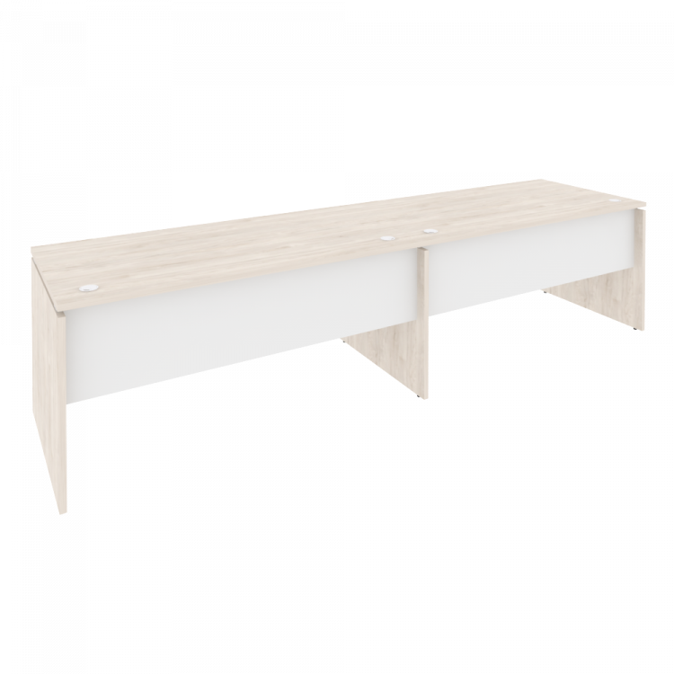 Onix Рабочая станция O.RS-2.4.8 Денвер Светлый/Белый Бриллиант 3160*800*750