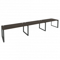 Onix Рабочая станция на О-образном м/к O.MO-RS-3.4.8 Дуб Мали/Металл Антрацит 4740*800*750