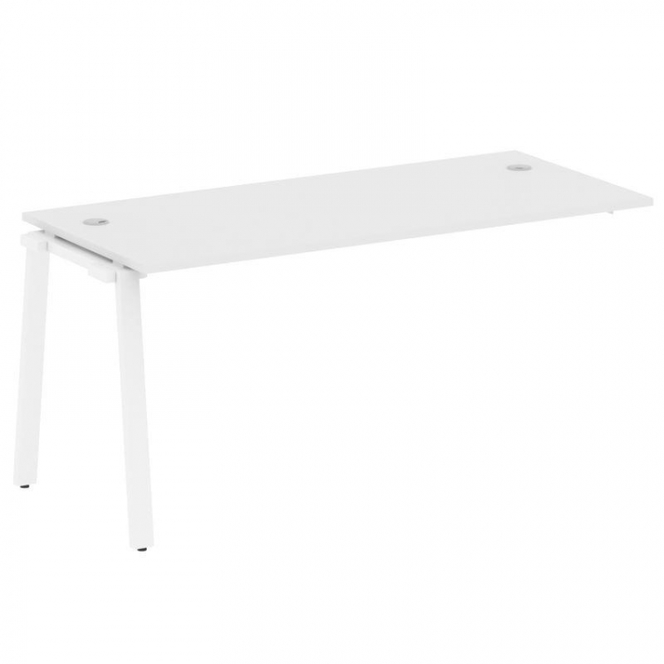 Metal System Проходной элемент рабочей станции на А-образном м/к БА.ПРС-СП-1.4 Белый/Металл Белый 16