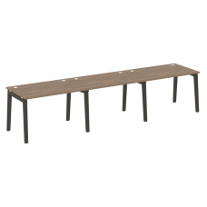 Onix Wood Рабочая станция OW.RS-3.2.8 Дуб Аризона/Дуб Темный/Металл Антрацит 3540*800*750