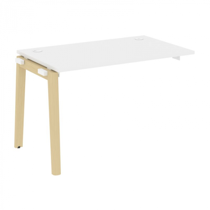 Onix Wood Наборный эл. раб. станции OW.1.NRS-2.7 Белый Бриллиант/Дуб Светлый/Металл Белый 1180*720*7