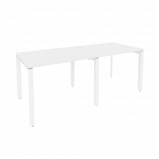 Onix Рабочая станция на П-образном м/к O.MP-RS-2.1.8 Белый Бриллиант/Металл Белый 1960*800*750