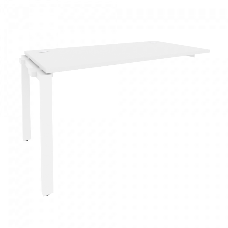 Onix Наборный элемент рабочей станции на П-образном м/к O.MP-1.NRS-3.7 Белый Бриллиант/Металл Белый