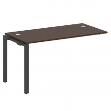 Metal System Проходной элемент рабочей станции на П-образном м/к БП.ПРС-СП-1.3 Венге Цаво/Металл Ант