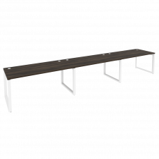 Onix Рабочая станция на О-образном м/к O.MO-RS-3.4.8 Дуб Мали/Металл Белый 4740*800*750