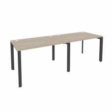 Onix Рабочая станция на П-образном м/к O.MP-RS-2.2.8 Дуб Аттик/Металл Антрацит 2360*800*750