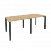 Onix Рабочая станция на П-образном м/к O.MP-RS-2.1.8 Тиквуд Светлый/Металл Антрацит 1960*800*750