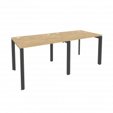 Onix Рабочая станция на П-образном м/к O.MP-RS-2.1.8 Тиквуд Светлый/Металл Антрацит 1960*800*750