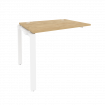 Onix Наборный элемент рабочей станции на П-образном м/к O.MP-1.NRS-1.7 Тиквуд Светлый/Металл Белый 9