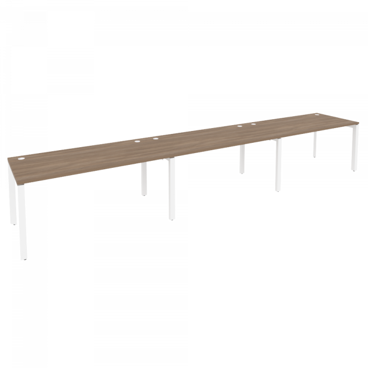 Onix Рабочая станция на П-образном м/к O.MP-RS-3.4.8 Дуб Аризона/Металл Белый 4740*800*750
