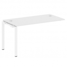 Metal System Проходной элемент рабочей станции на П-образном м/к БП.ПРС-СП-1.3 Белый/Металл Белый 14