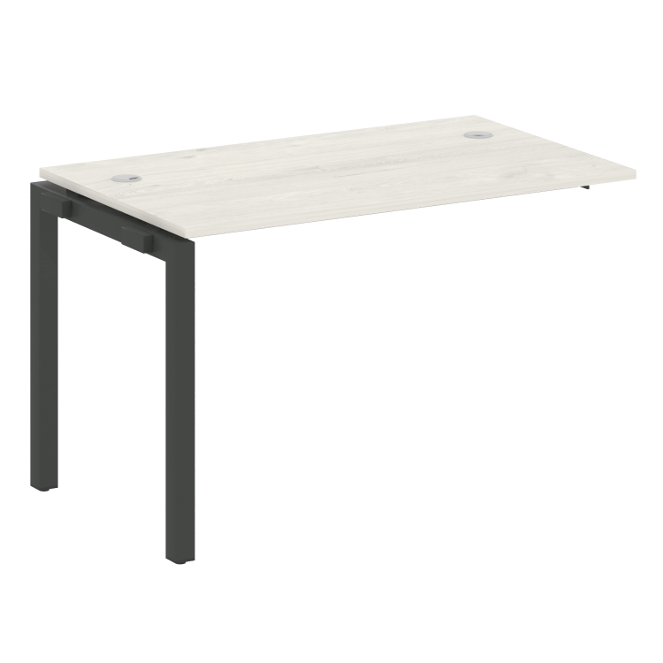 Metal System Quattro Проходной элемент рабочей станции на П-образном м/к 50БП.ПРС-СП-1.2 Дуб Наварра