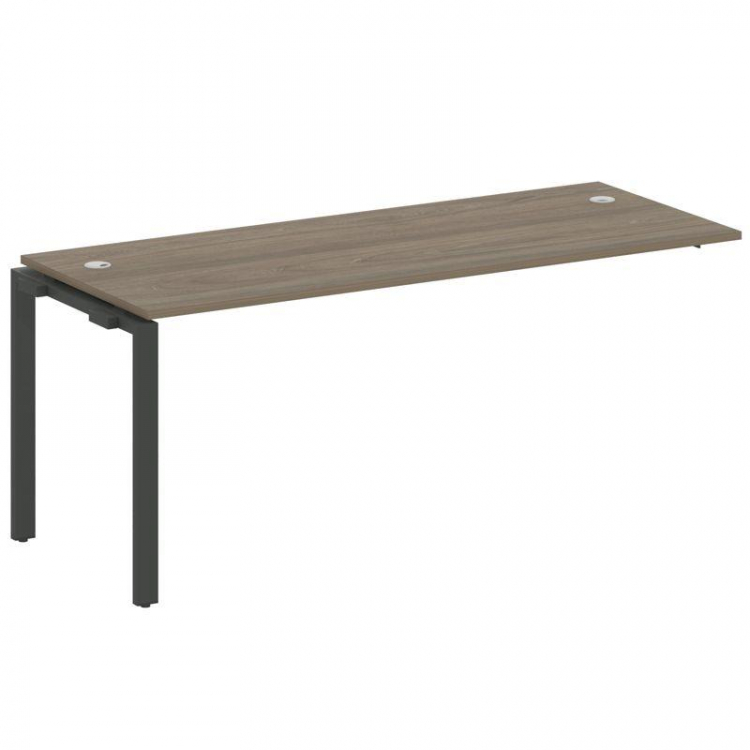 Metal System Проходной элемент рабочей станции на П-образном м/к БП.ПРС-СП-1.5 Вяз Благородный/Метал