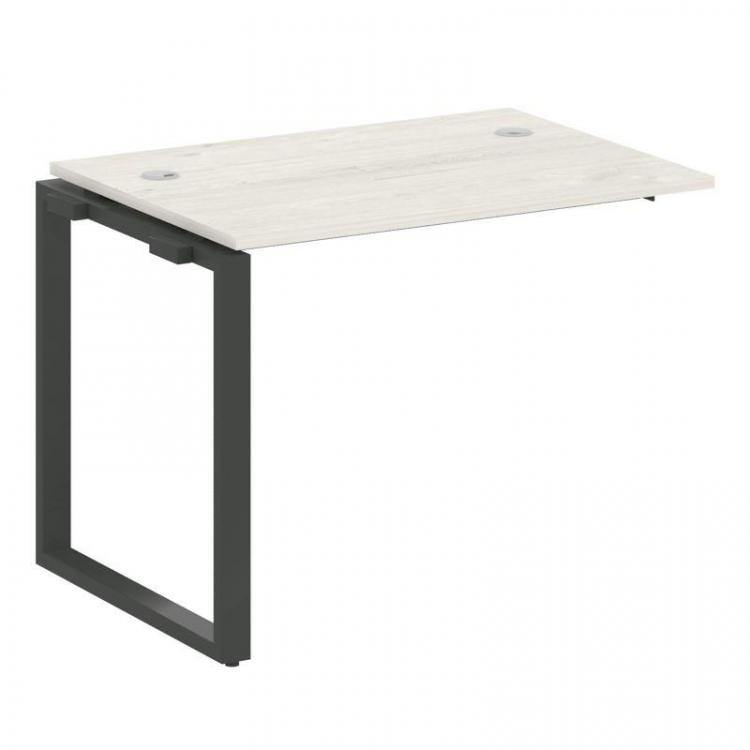 Metal System Проходной элемент рабочей станции на О-образном м/к БО.ПРС-СП-1.1 Дуб Наварра/Металл Ан